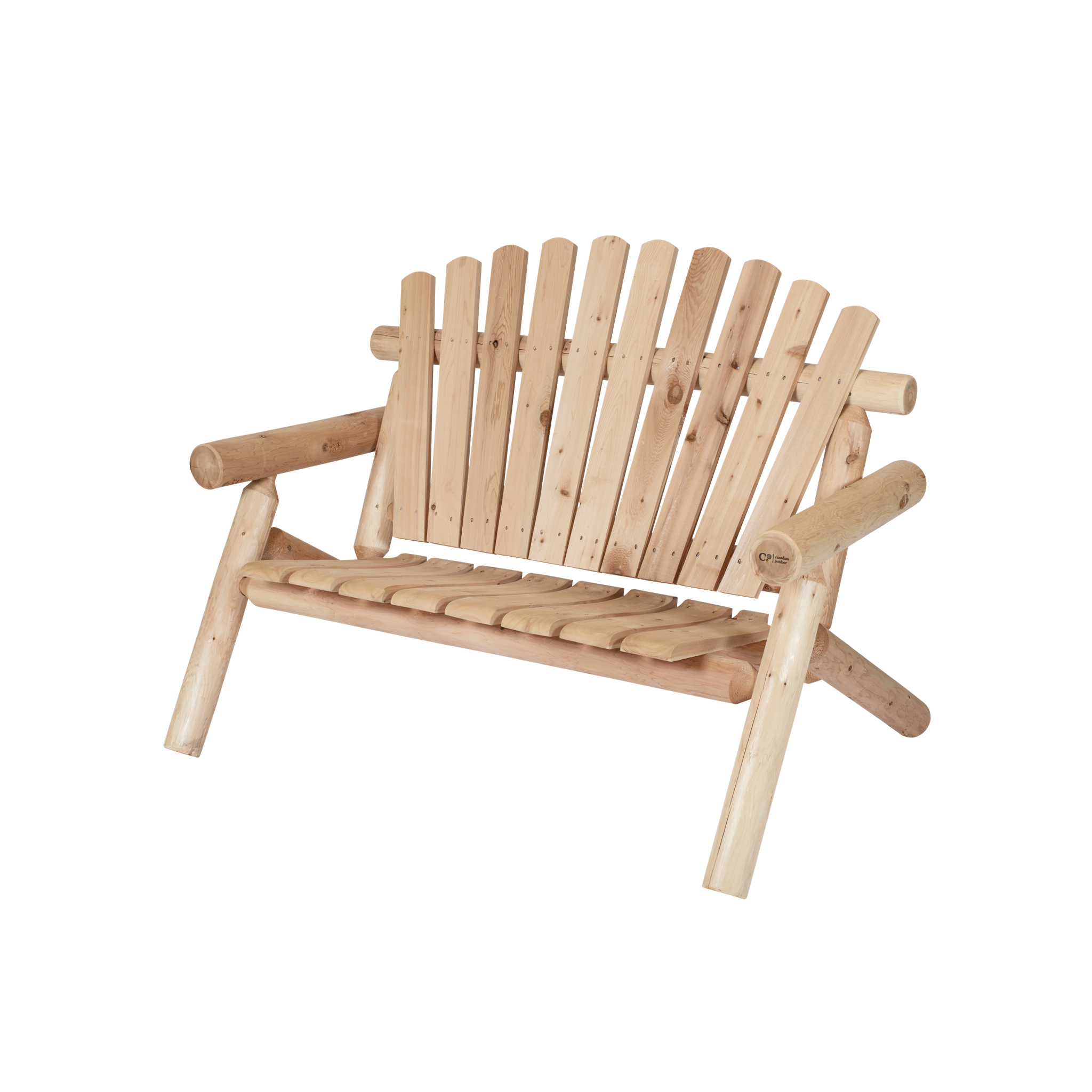 Log Kahdenistuttava Penkki