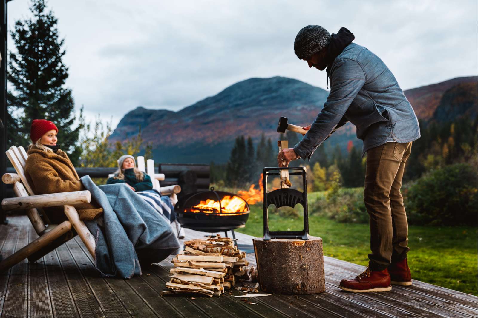 Kindling Cracker halkaisuteline King